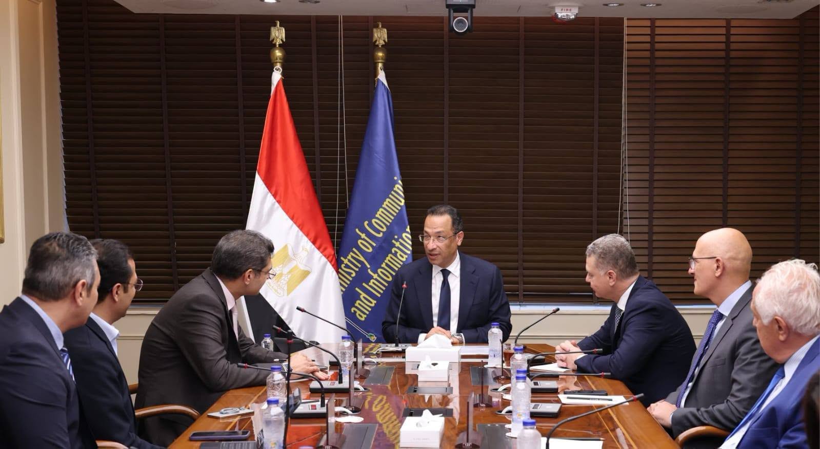“ICT Minister Eng. Raafat Hindi meets Systems Limited CEO Asif Peer and ITIDA CEO Ahmed Elzaher to discuss Egypt expansion plans